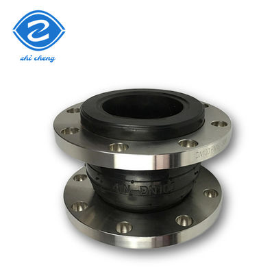 Goma rotonda a giunzione di espansione a sfera singola DN25 DN3000 flange in acciaio inossidabile 304 316L