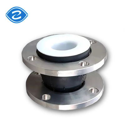 Forte Ss304 flange Epdm Ptfe rivestito di gomma giunto di espansione per 1,0 2,5 MPa di sollecitazione di lavoro