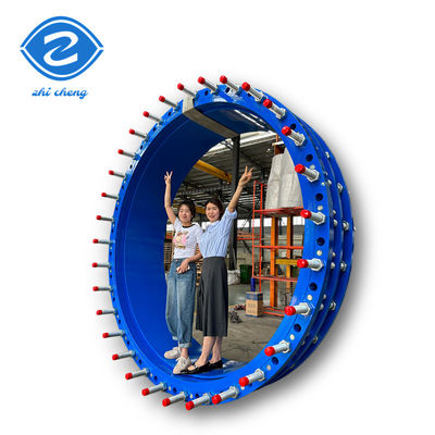 ms giunzione di smontaggio dn100 dn250 dn300 Acciaio galvanizzato al carbonio a flangia singola limite di espansione ferro duttile