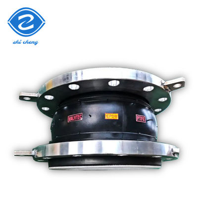 Pn16pn10 Compensatore di flange in acciaio al carbonio, giunto di espansione in gomma con sfera di gomma epossidica