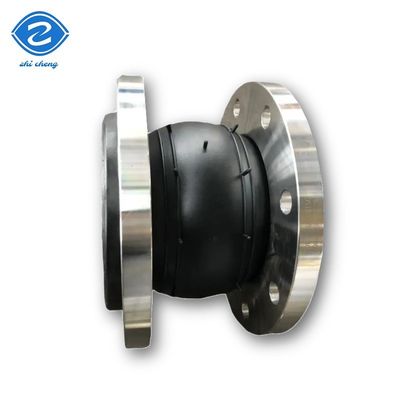 Bellows di gomma di espansione Compensatore DN450 DN100 connettore a sfera a sfera di flangia singola Epdm Bellows di gomma flessibile di espansione