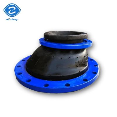 EPDM riduttore eccentrico giunto di espansione in gomma DN200-DN350 design orizzontale inferiore riduttore eccentrico rivestito in PTFE per tubazioni chimiche